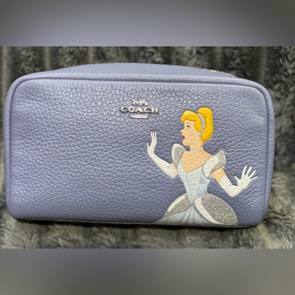 NWT Coach Disney Cinderella cosmetic boxy bag - Picture 4 of 10